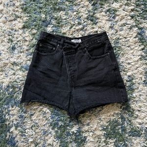 Harriet Asymmetric Denim Short